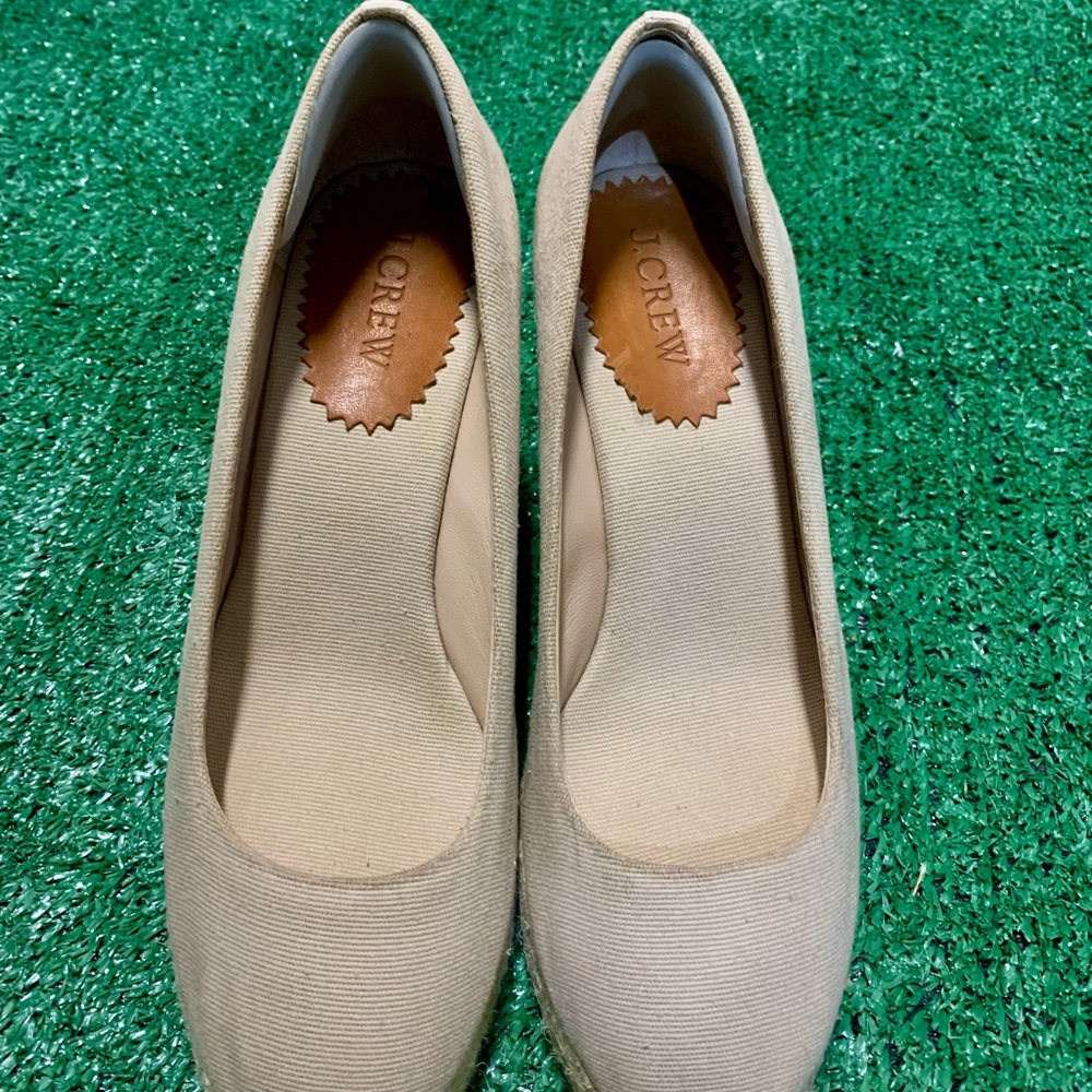 J. Crew Women's Cream Espadrilles